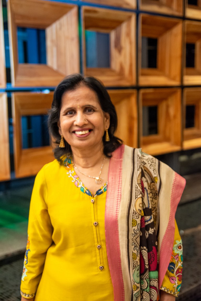 Portrait of artist Vijay Laxmi Birla
